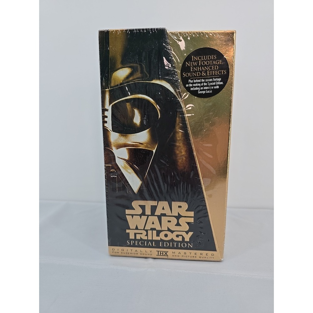 Star Wars Trilogy (VHS 1997, Gold‎ Special Edition) NEW Factory Sealed
